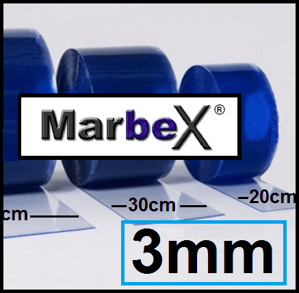 PVC Streifen Meterware für PVC Streifenvorhang von Marbex® 