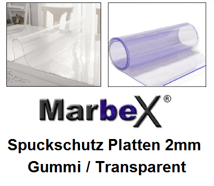 Marbex Gummi Acrylglas Platte biegen transparent biegsamer Spuck Schutzwand